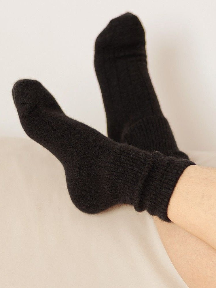 Chaussettes Bord Classique – 100% Laine Mongolie