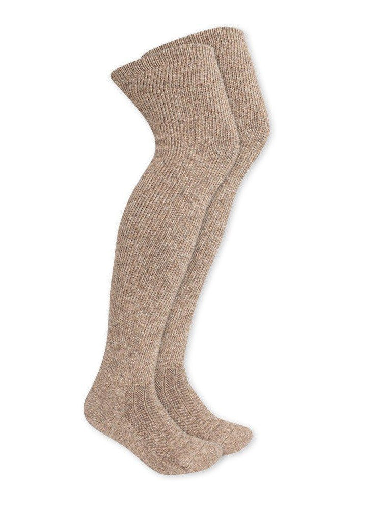 Chaussettes Bas-Cuisse – 100% Laine Mongolie